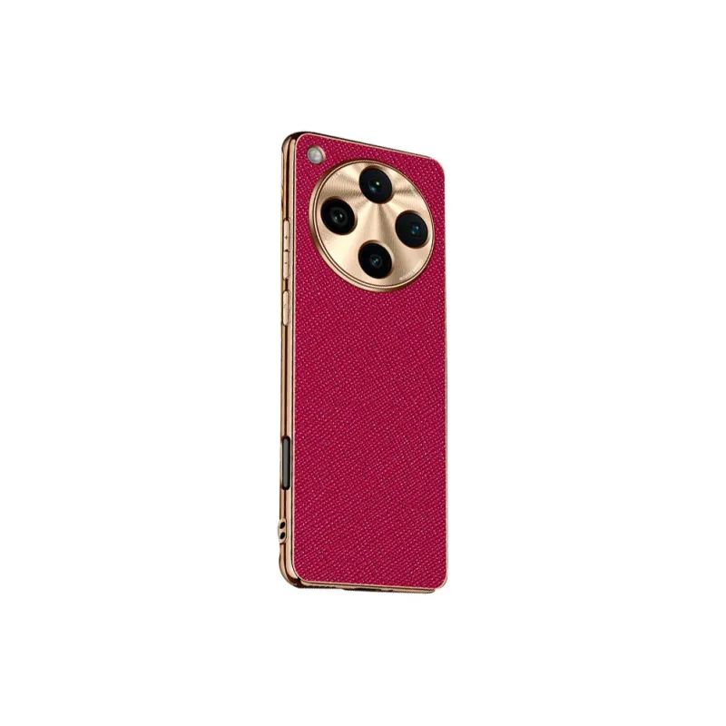 Povatine Leather Material Western Classic Cross Grain Phone Cases Compatibility With OPPO Find X8 Pro/Find X8-3