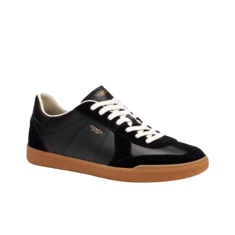COACH Ellis Low Top Skateboard Shoes Men's Black-2
