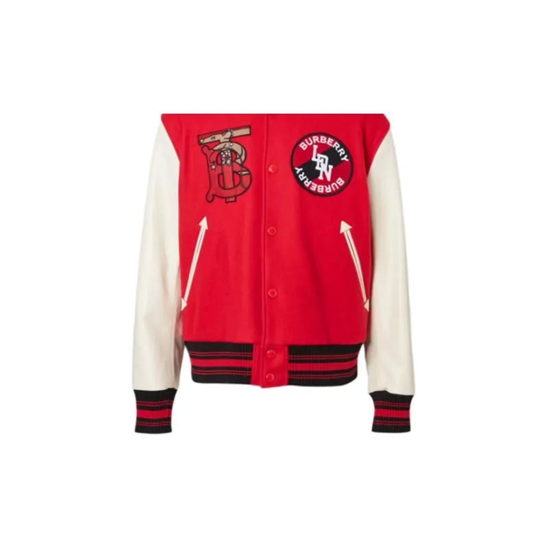 Burberry Jackets Coats Men's Bright Red-4