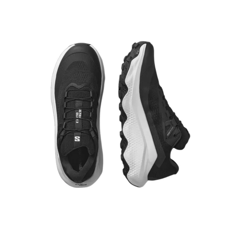 SALOMON Ultra Glide 3 Anti Slip Wear Resistant Low Top Running Shoes Men's Black-3