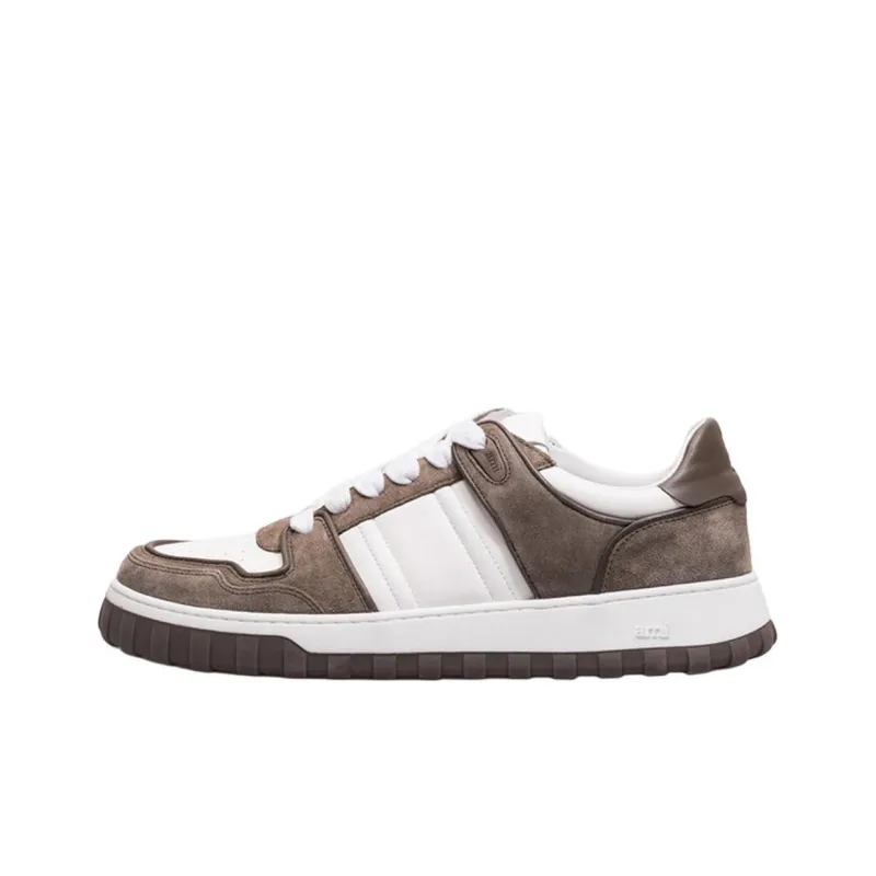 AMIPARIS Low Top Skateboard Shoes Men's Brown-0