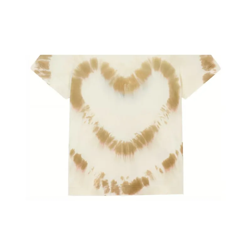 Givenchy Tie And Dye Hearts Oversized T-Shirt 'White/Khaki'-4
