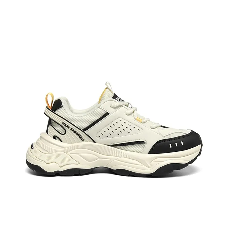 FAIRWHALE Wind Style Collection Cushioning Slip Resistant Low Top Chunky Sneakers Men's-1