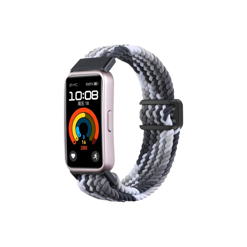 Bastion Compatibility With Huawei Band 8/9 Huawei Compatibility Watch Band 22cm Fabric Material-0
