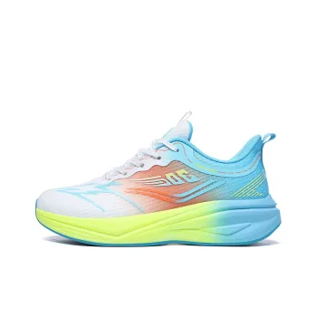 PALATIAL Shanling Running Shoes Men Low Top Sea Salt Blue/Black Mist Blue/White Orange