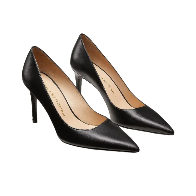 Stuart Weitzman/SW Power Slim Heel High Heels 8.5cm Women's Black-2