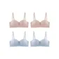 4 Pack (2 Light Coffee+2 Cream Blue)
