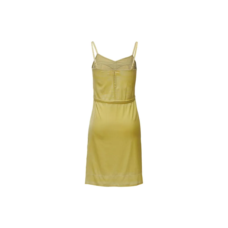 Onitsuka Tiger PRINTED Slip Dress Women's Beige/Yellow-1