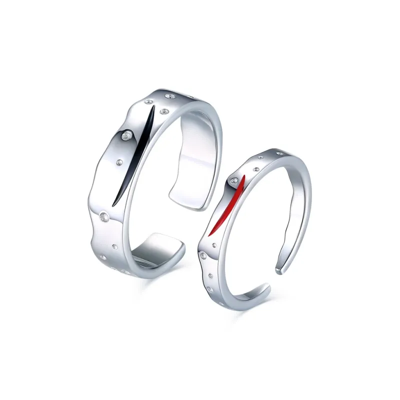 CENTURY&KINDLE S925 Silver Rings Unisex-14