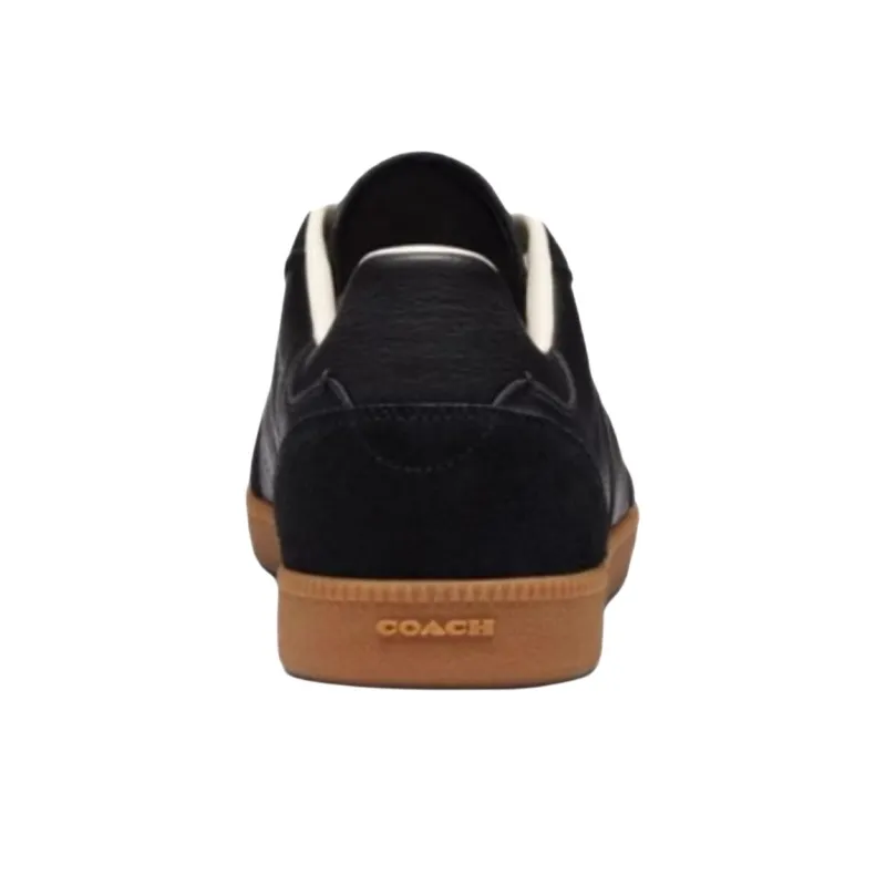 COACH Ellis Low Top Skateboard Shoes Men's Black-4