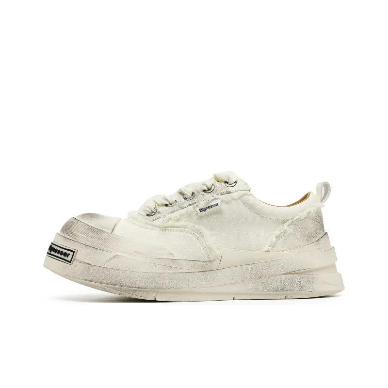 Mo Xu Abrasion Resistant Low Top Canvas Shoes Unisex-4
