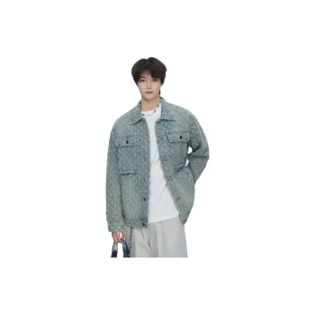 WARNING LIGHT Denim Jacket Unisex