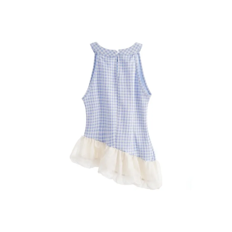 KYKW Tank Tops Women's Blue-1