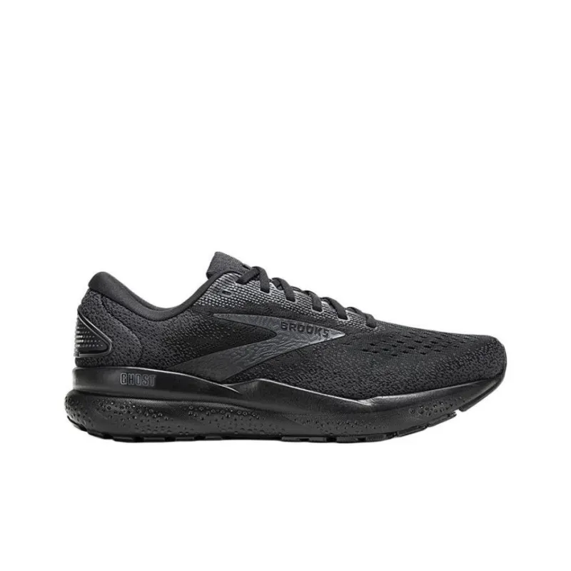 Brooks Anti Slip Wear Resistant Low Top Running Shoes Men's Black-1