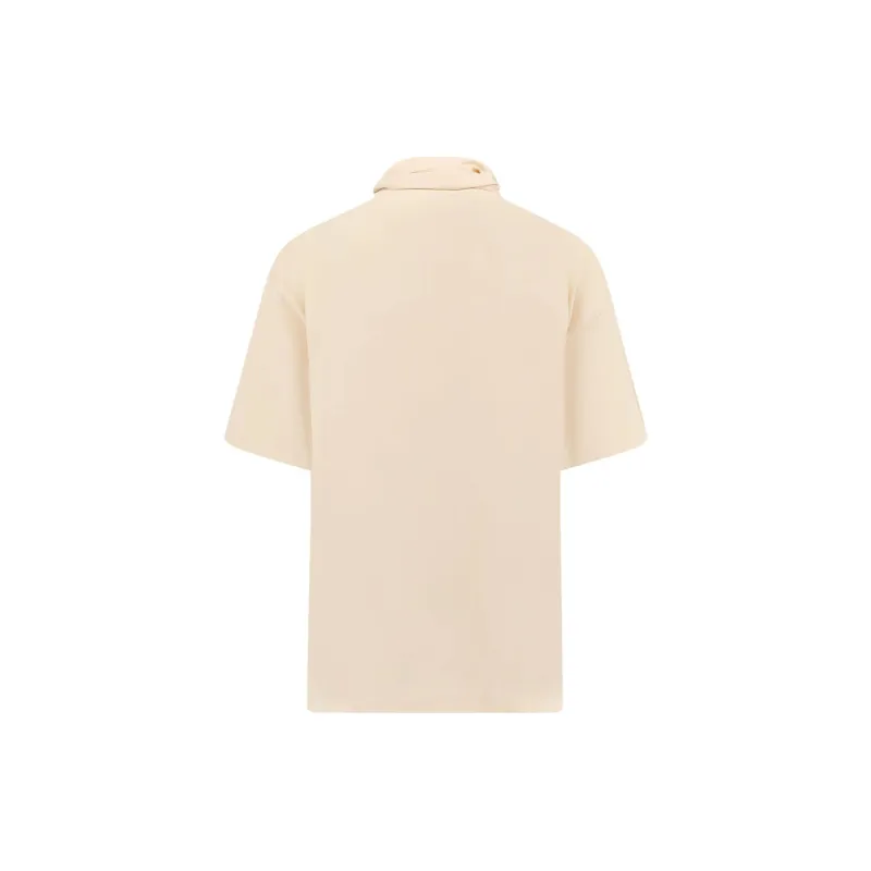 Lemaire Knot Detailed Short Sleeved Top-1