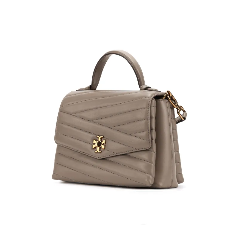 TORY BURCH Kira Sheepskin Shoulder Bag Crossbody Bag Handbag Medium Size Women's Gray-1