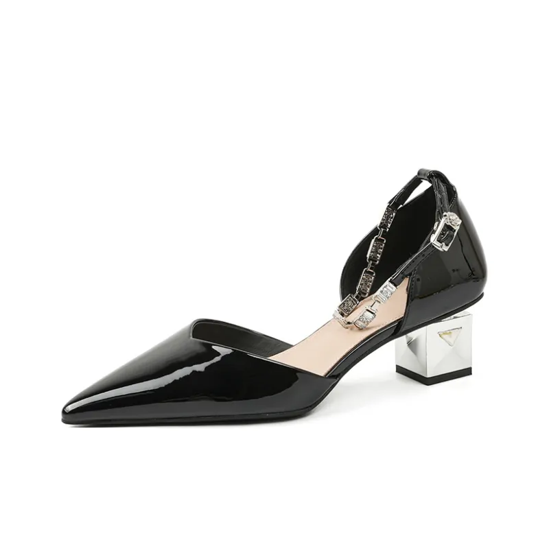 MCKP Irregular Heel High Heels 5cm Women's-5