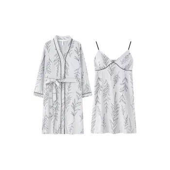 Pretty Lady Pajama Set Women's Light Gray