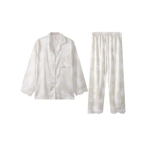XIAFENYAN Pajama Set Women's Champagne