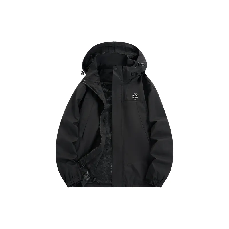 Kepu Waterproof And Windproof Windbreaker Jacket Unisex Name Ruyi Pink-0