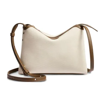 KHAITE Lina Canvas Bag, Crossbody Bag, Shoulder Bag Women's Light Beige