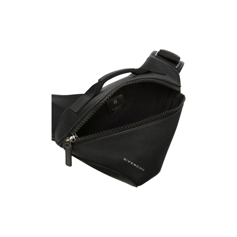 Givenchy G-Zip Cow Leather Crossbody Bags Sling Bags Small Size Men's Black-4