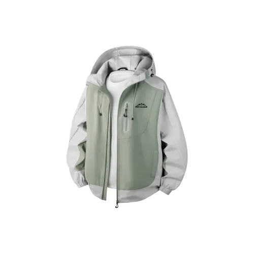 Vitro Mountain Versatile Outdoor Hiking Hiking Water-Resistant Windproof Breathable Warm Windbreaker Jacket Unisex