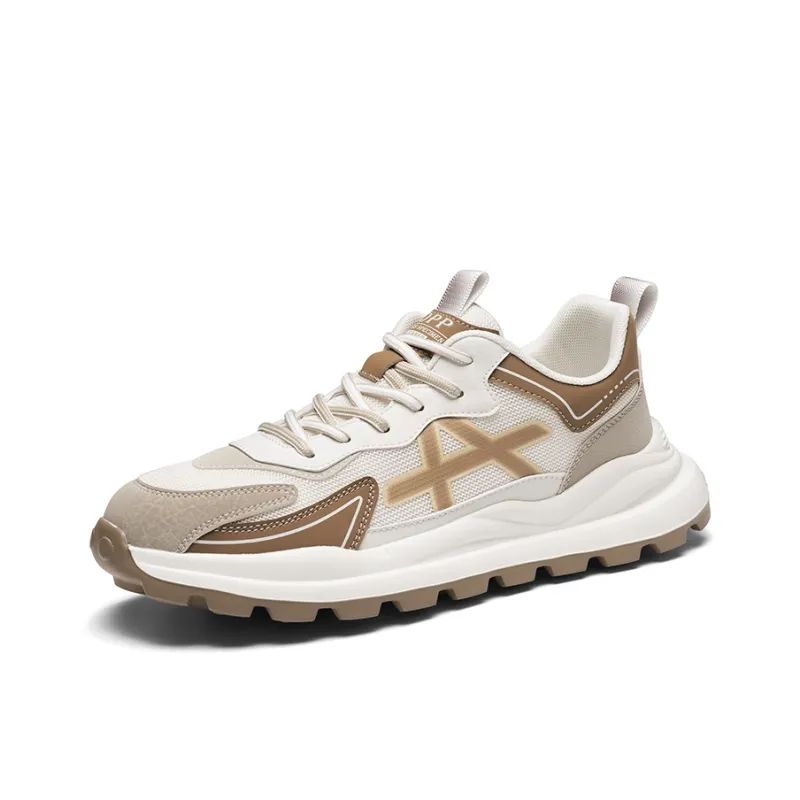 OFFER-AITR Anti-Slip And Wear-Resistant Breathable Low-Top Chunky Sneakers Men's-1