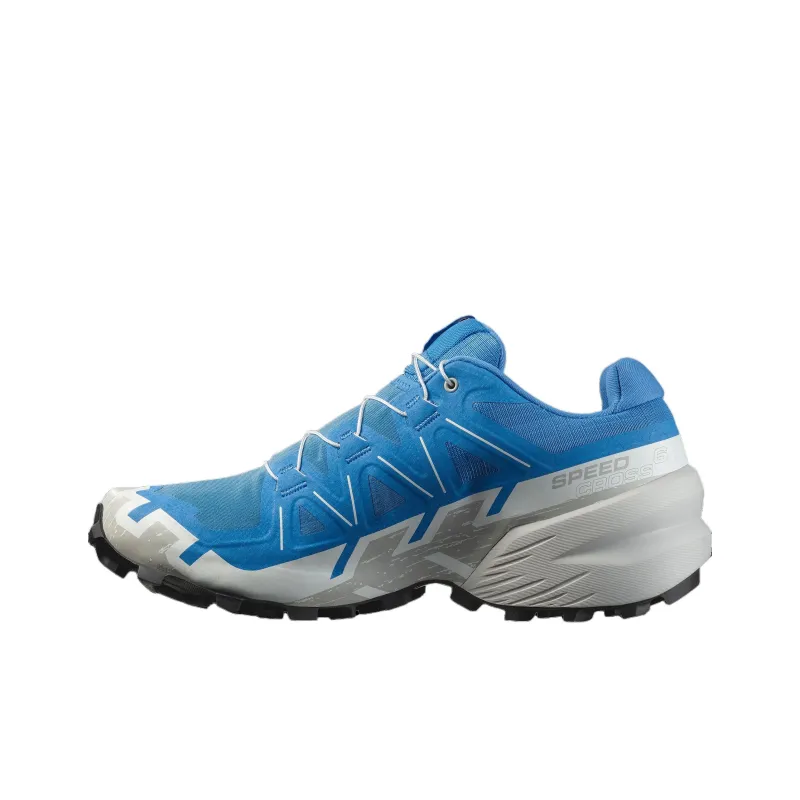 SALOMON Speedcross 6 Anti Slip Wear Resistant Low Top Trail Running Running Shoes Men's Blue-2