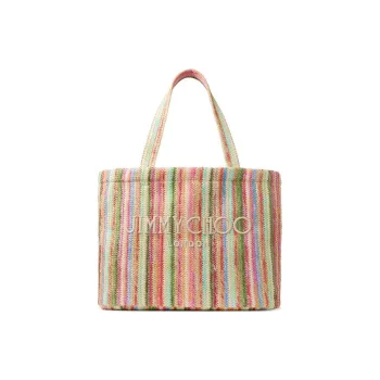 Jimmy Choo Striped Tote Bag
