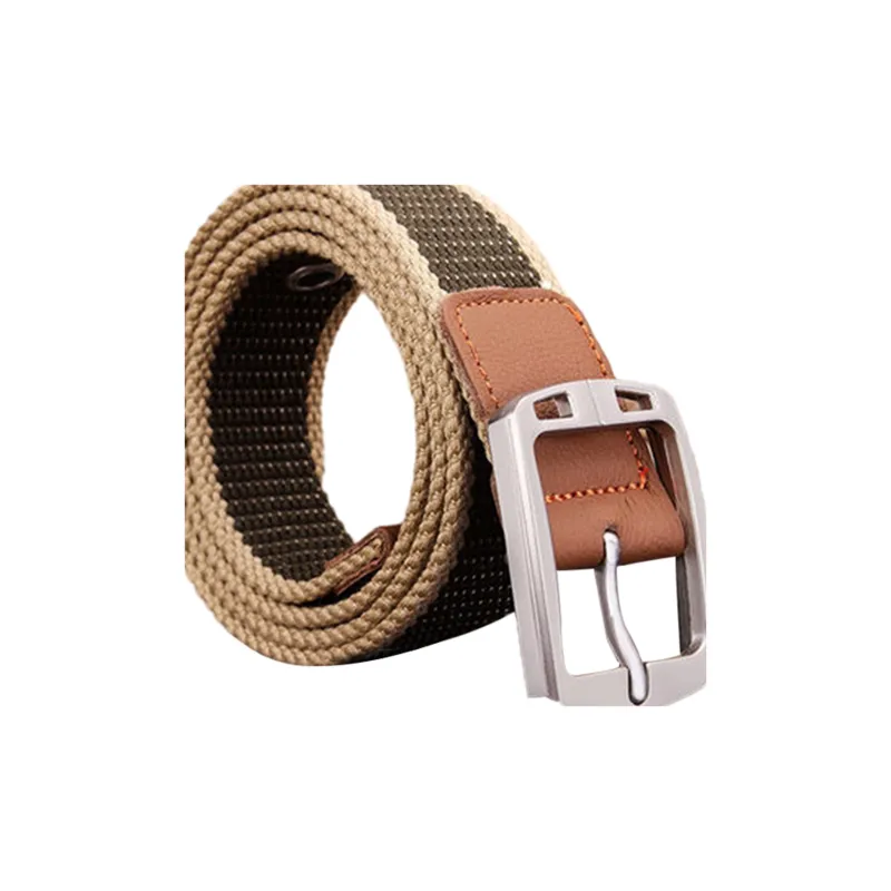ACUC Canvas Leather Belts Unisex 3.5cm-1