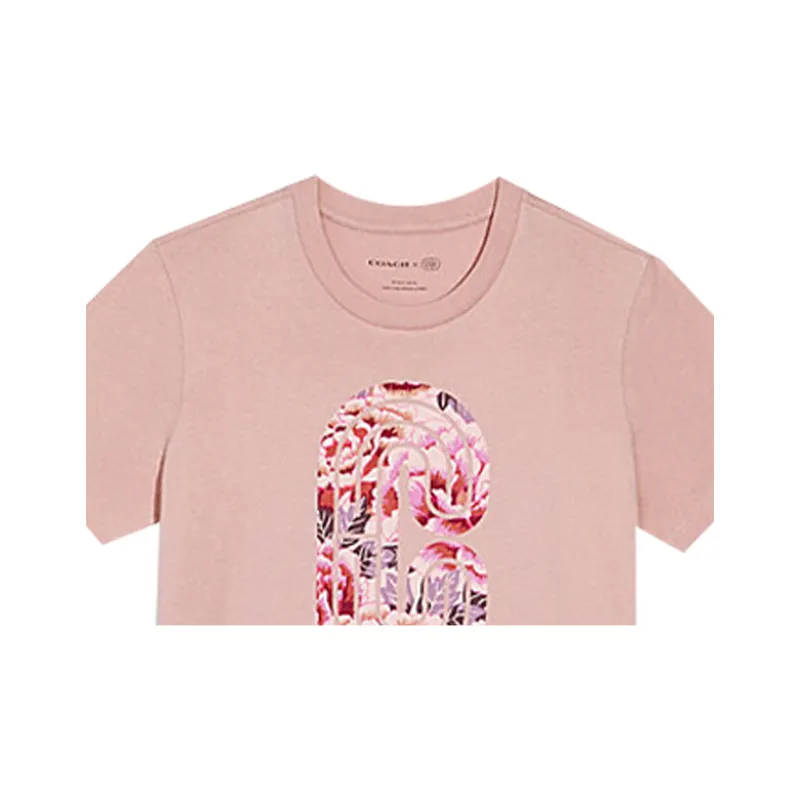 COACH T-Shirts Women's Pink-1