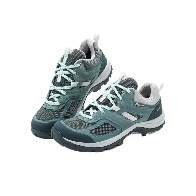 DECATHLON MH100 Anti Slip Wear Resistant Low Top Hiking Shoes Women's Turquoise-3