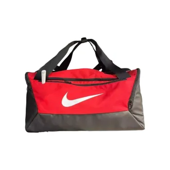 Nike Fabric Portable Travel Bag Unisex Red & Black