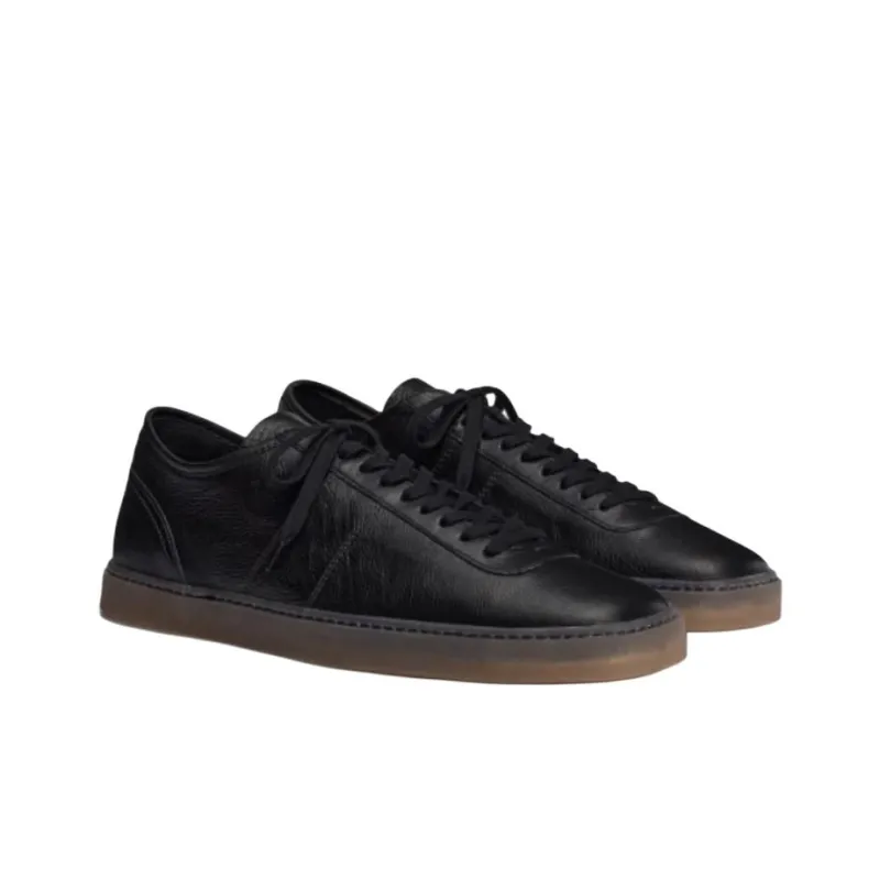 Lemaire Low Top Skateboard Shoes Men's Black-2