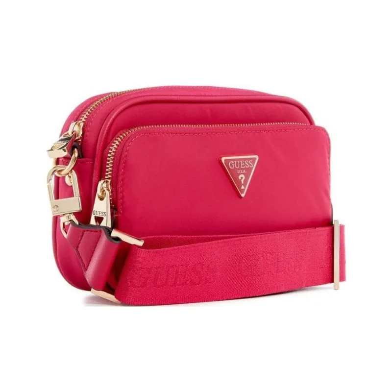 GUESS Polyester Camera Bag Shoulder Bag Crossbody Bag Women's Red-2