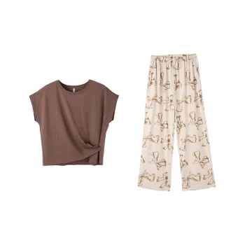 Aannsfam Pajama Set Women's Acorn Umber