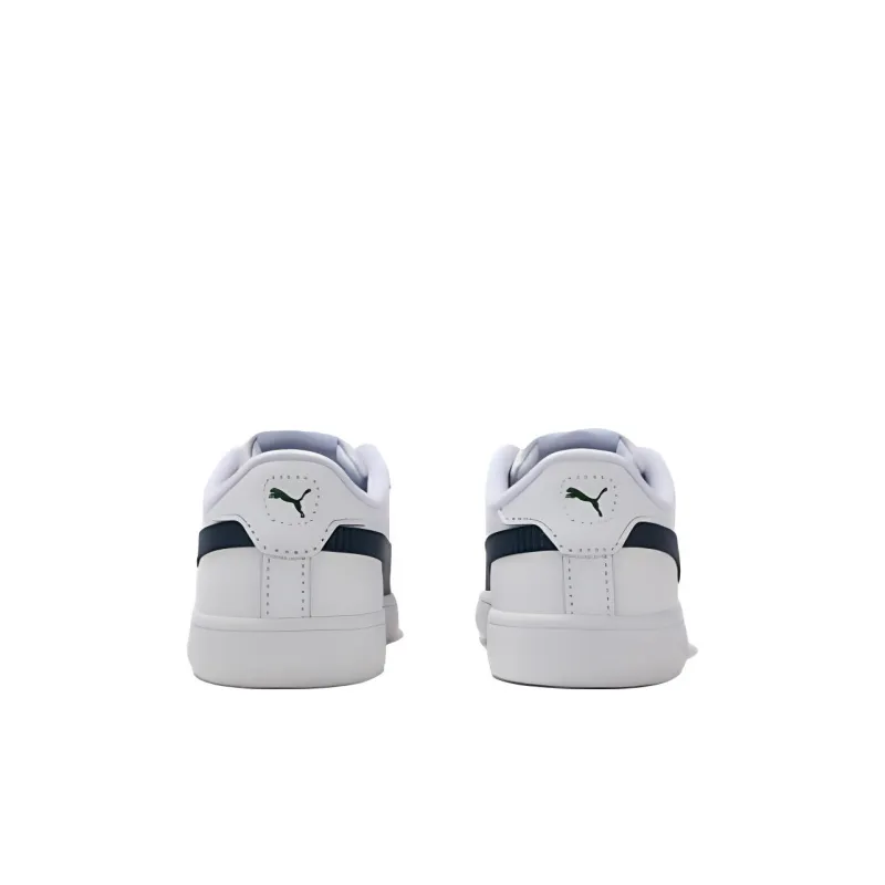 PUMA Smash 3.0 Anti Slip Wear Resistant Low Top Kids' Skateboarding Shoes White Blue Kids'-2