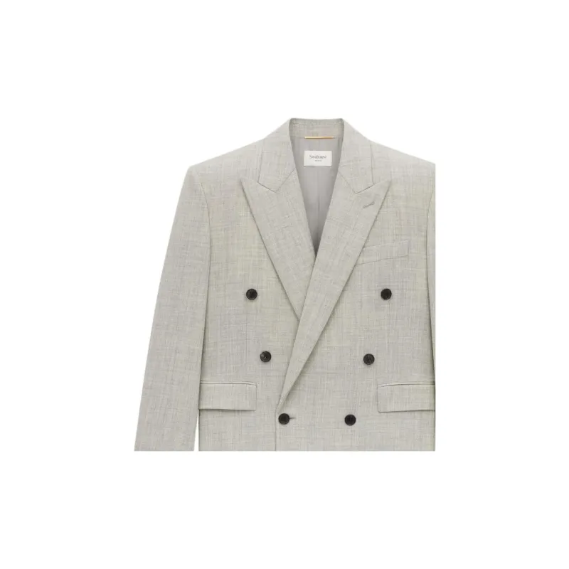 SAINT LAURENT Wool silk Blazer-2