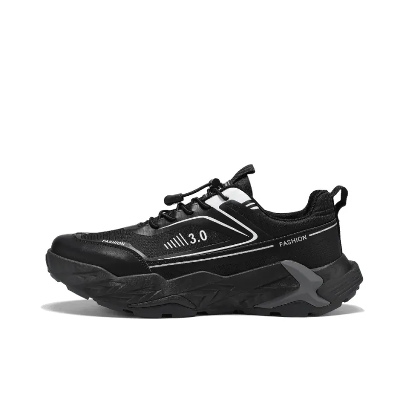 Team Bees Wear-Resistant Coverage Slip-Resistant Low-Top Chunky Sneakers Men's-8
