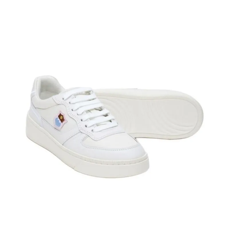 BALLY Raise Series Low Top Skateboard Shoes Women's White-4