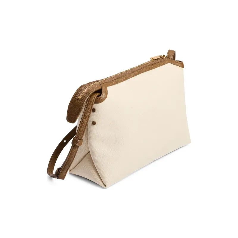 KHAITE Lina Canvas Bag, Crossbody Bag, Shoulder Bag Women's Light Beige-2