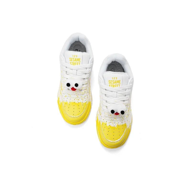 SESAME STREET Thermal Slip Resistant, Abrasion Resistant, Balance Height Increasing Low Top Skateboard Shoes Unisex-76