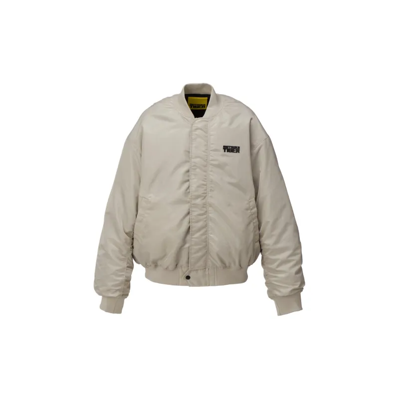 Onitsuka Tiger BOMBER Jacket Unisex Light Gray-2