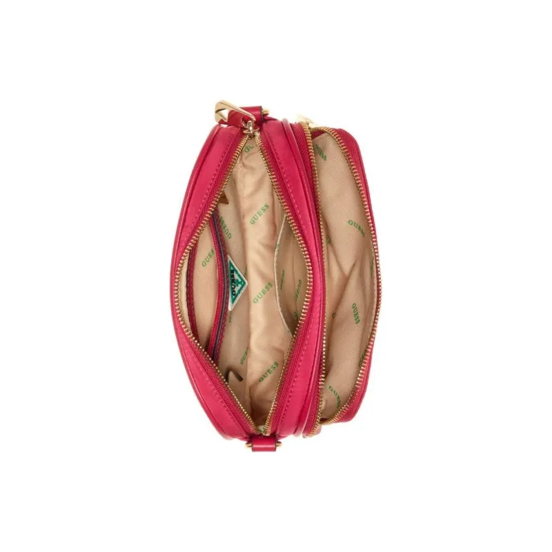 GUESS Polyester Camera Bag Shoulder Bag Crossbody Bag Women's Red-4
