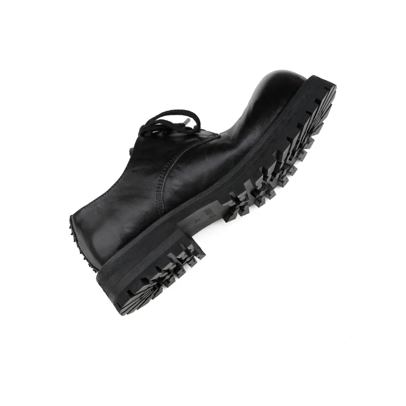 HANQIAORIJI Black Blood Series Wear-Resistant Height Increasing Low-Top Casual Shoes Unisex Bordeaux Red-6