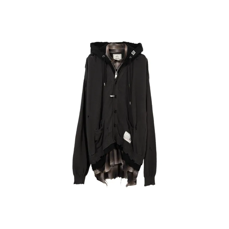 Maison Mihara Yasuhiro Distressed Hooded Jacket-0