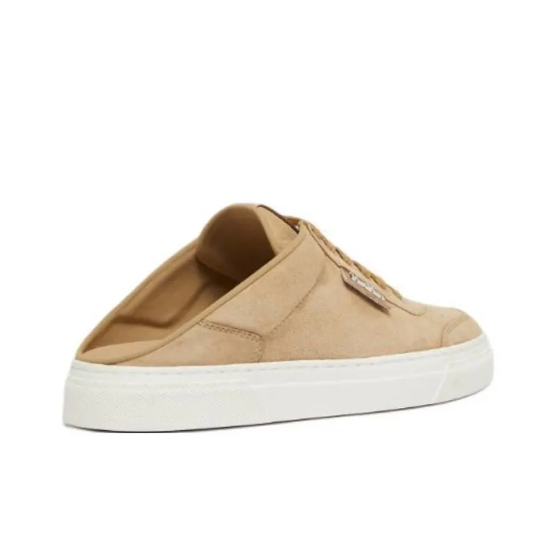 MaxMara Rubber Sole Wrap-toe Slippers Women's Brown-3