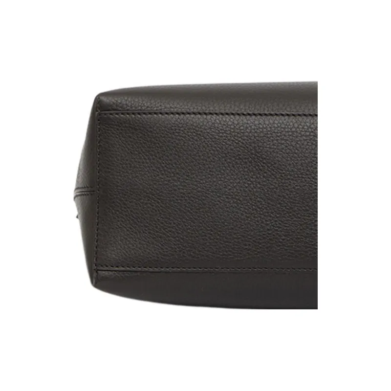 Valentino Rockstud Calfskin Tote Bag, Shopping Bag, Handbag Women's Black-4