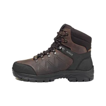 AIGLE Abrasion Resistant Short Outdoor Boots Unisex Brown